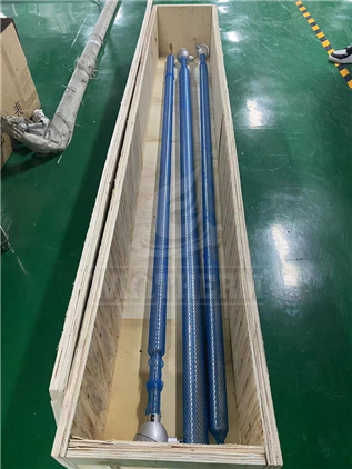 Supply and Install Straight Thermocouple type K cast iron sheath for aluminium melting and holding furnace smelter at Medan, Indonesia
